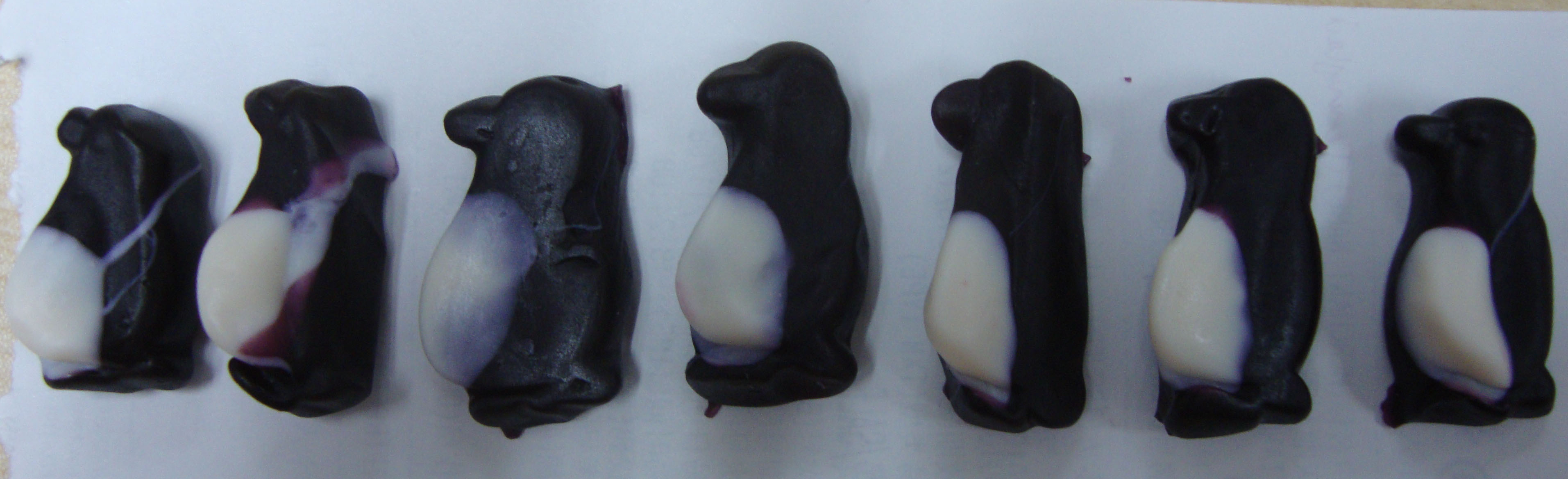 Gummy Blueberry Penguins!