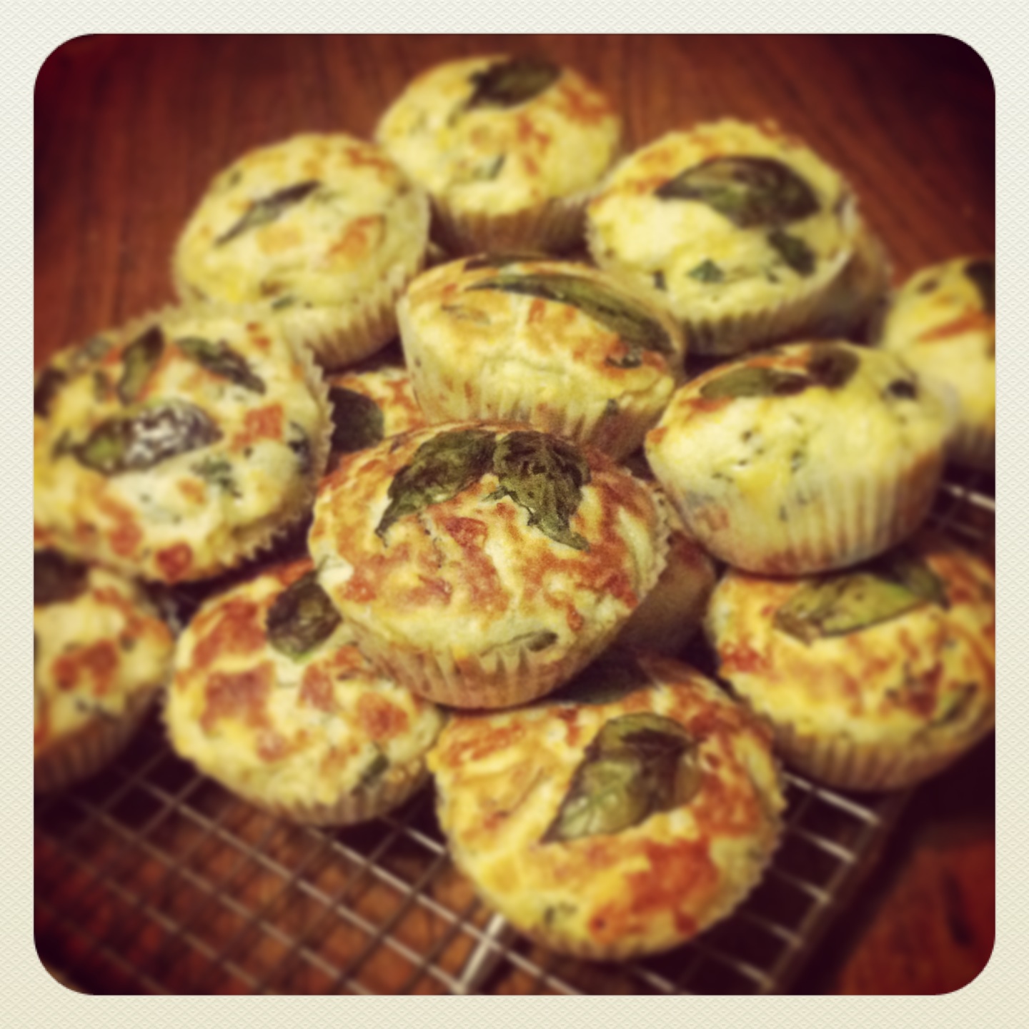 Basil muffins